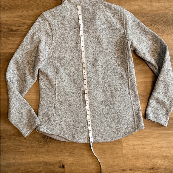The North Face Crescent Fleece Jacket Womens Medium Gray Full Zip - Picture 7 of 8
